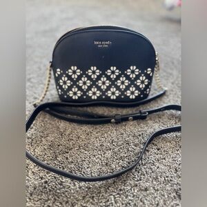 Kate Spade Black Sylvia Medium Dome Crossbody